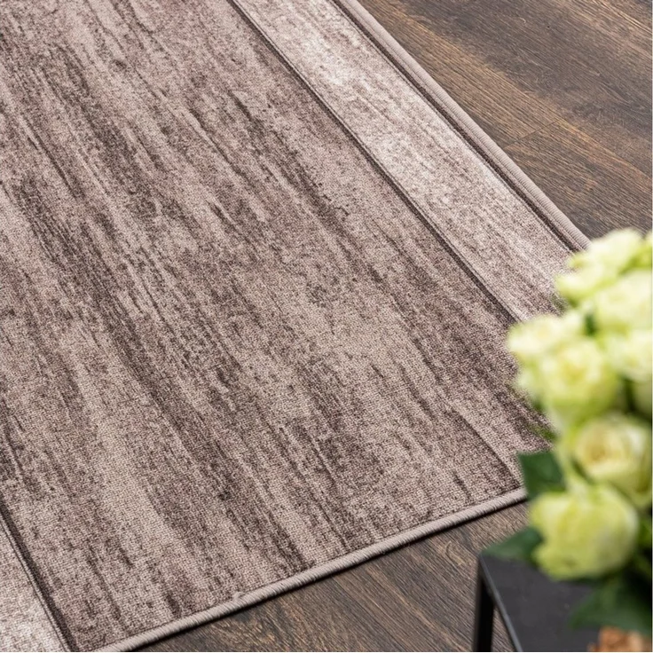 Mazovia Läufer Läufer Teppichläufer Brücke - Vorzimmer Küche - Grau, 67 x 100 cm, Kurzflor, Rutschfest, Meterware, Verschiedene Größen – Bild 3