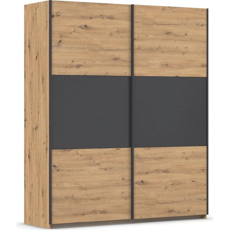 rauch Schwebetürenschrank Kleiderschrank Schrank Garderobe Garderobenschrank Wäscheschrank NEO (in 3 verschiedenen Ausstattungen BASIC/CLASSIC/PREMIUM) mit großzügigem Stauraum und vielfältigen Farbkombinationen – Bild 1