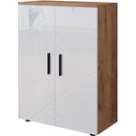 Vicco 'Irma' Midischrank, Holz, 81 x 30 x 60 cm, Eiche