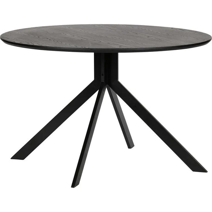 Esstisch Bruno - rund - Schwarz ø120 cm von Woood
