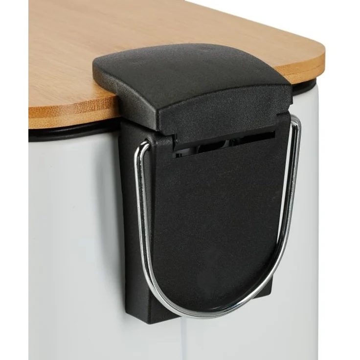 Bad Mülleimer 5 l mit Bambusdeckel – Bild 3