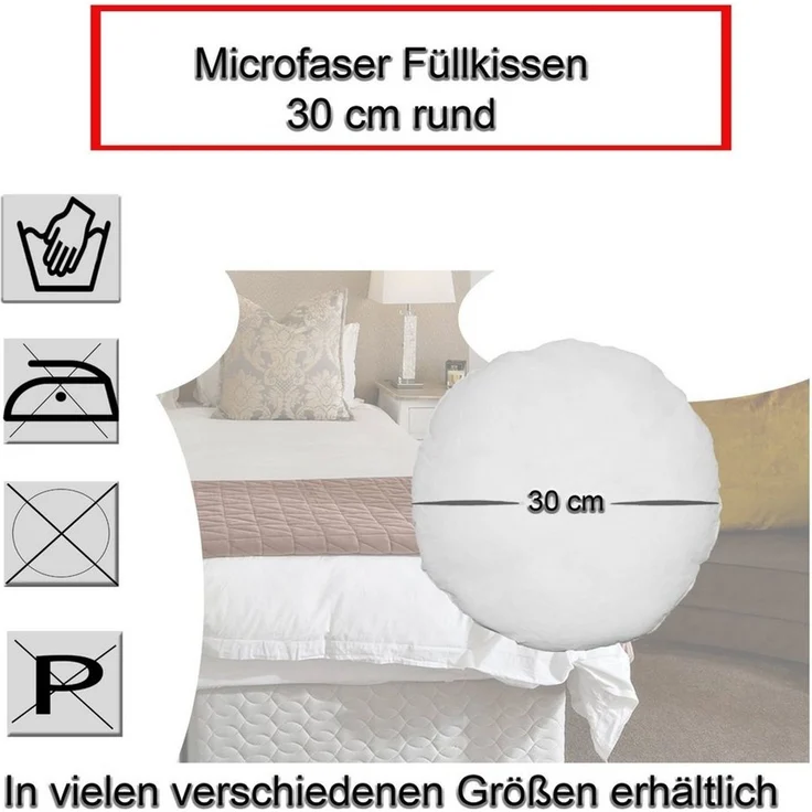 Haus und Deko Kopfkissen 2er Pack Füllkissen Microfaser Kissenfüllung Kopfkissen Dekokissen, Bezug: Microfaser, Rückenschläfer,Seitenschläfer,Bauchschläfer – Bild 2