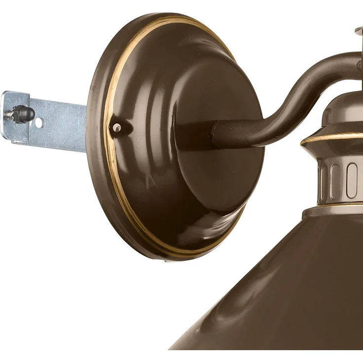 Eglo 96262 Outdoor Wandleuchte ALBACETE braun, kupfer klar L:26,5cm H:25,5cm T:28cm IP44 – Bild 5
