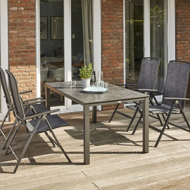 Sola Dining Tisch 160x90 cm, anthrazit – Bild 8