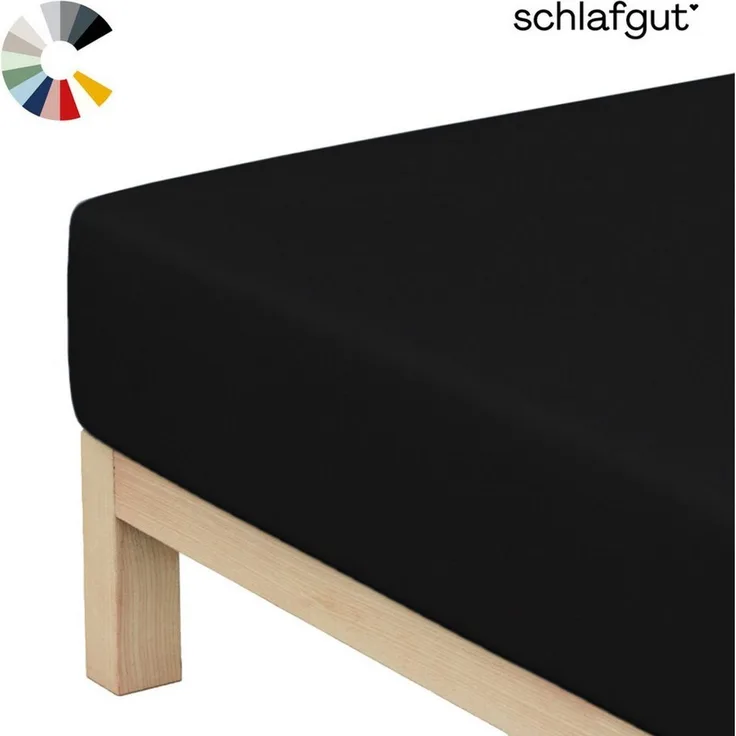 Schlafgut Mako Jersey Spannbetttuch Spannbettlaken 180x200 200x200