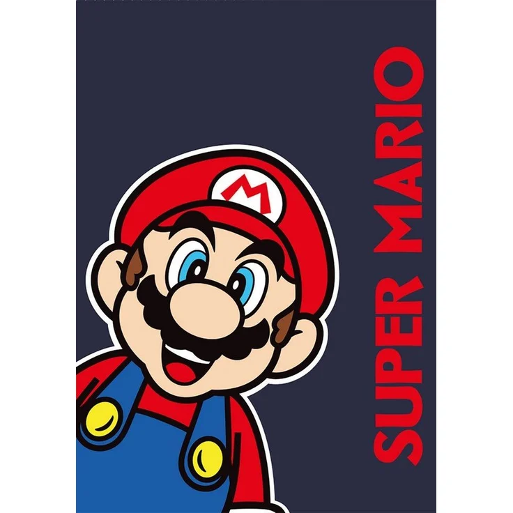 Kinderdecke Super Mario Fleecedecke Kuscheldecke 100 x 140 cm, Super Mario – Bild 2