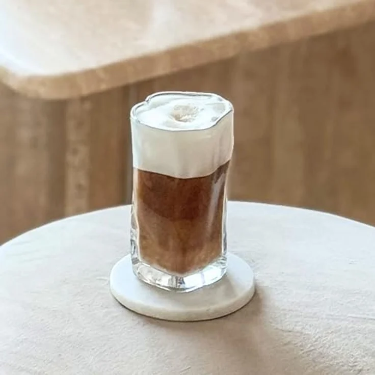 Zoha Glas Diamond Clear Glas Trinkgläser Cocktailgläser, Glas, Hitzebeständig Eiskaffeegläser Tee Wasser Saft Kaffee – Bild 4