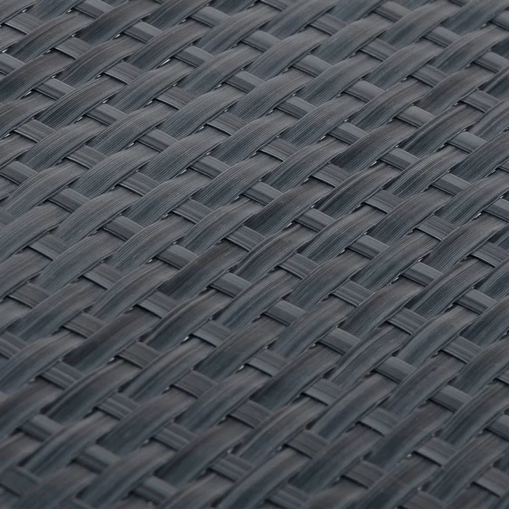 vidaXL Balkon-Sichtschutz Anthrazit 300x80 cm Poly Rattan 156235 – Bild 6