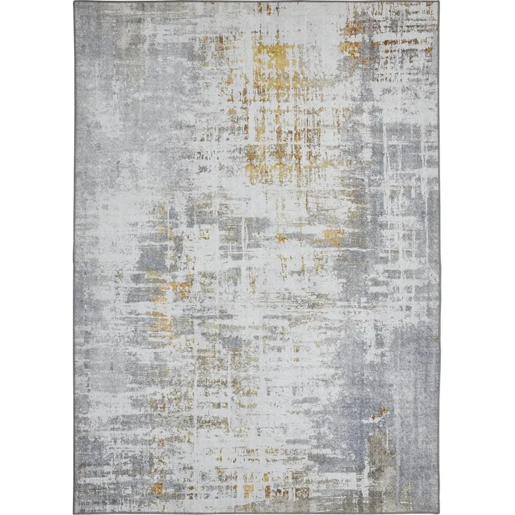 LUXOR Living Teppich Punto creme-senfgelb, 120 x 170 cm
