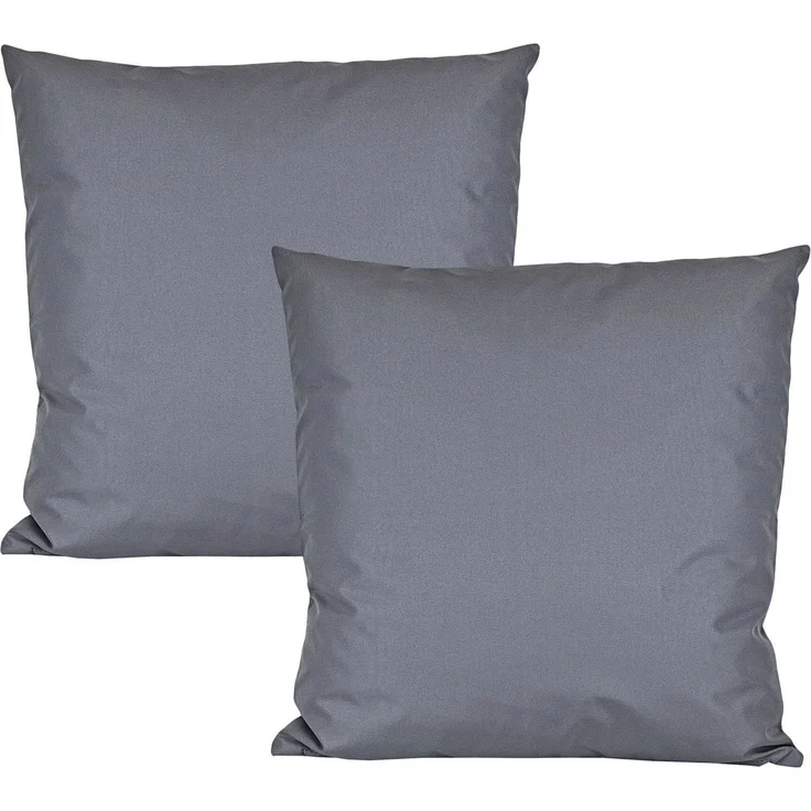 JACK Kissenbezüge 2er Set 50x50cm Outdoor Wasserfest, (2 Stück), 2x Kissenhülle, strapazierfähig, wasserabweisend, Innen & Außen – Bild 1