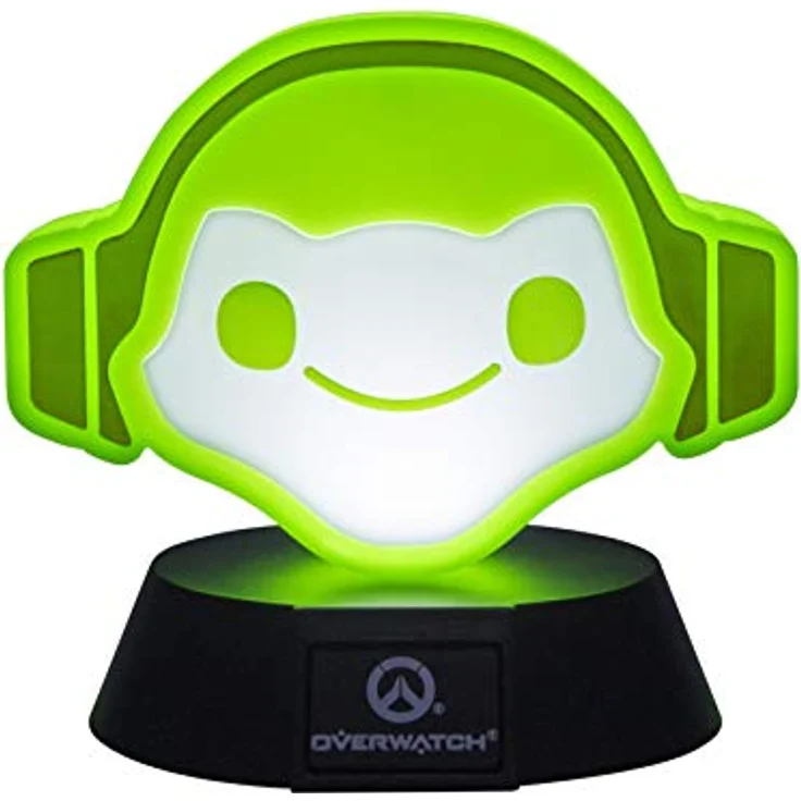 Paladone Overwatch Lucio Icon Light, 10 cm 3D Nachtlicht, grün, offiziell lizenziertes Pop Culture Merchandise – Bild 3