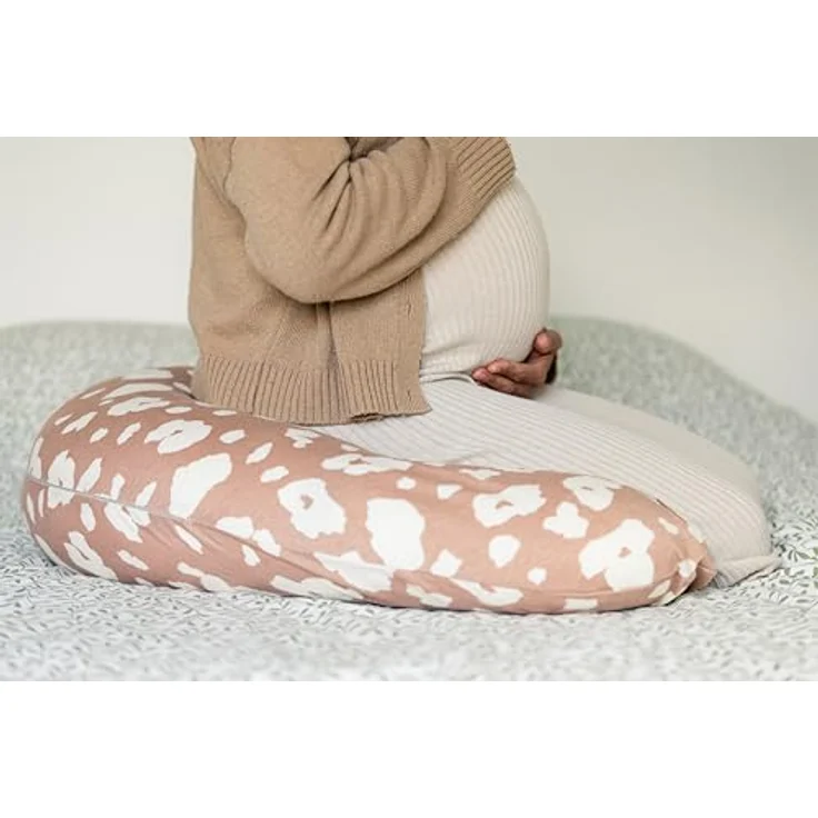 BÉABA, Big Flopsy, Still und Schwangerschaftskissen, Schwangerschaftskissen, multifunktional, zum Schlafen/Stillen, Unterstützung, Entspannung, optimaler Komfort, Coton, Oekotex, Savannah Bloom – Bild 5