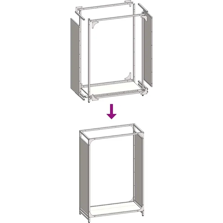vidaXL Brennholzregal Anthrazit 60x28x90 cm Kaltgewalzter Stahl 864213 – Bild 8