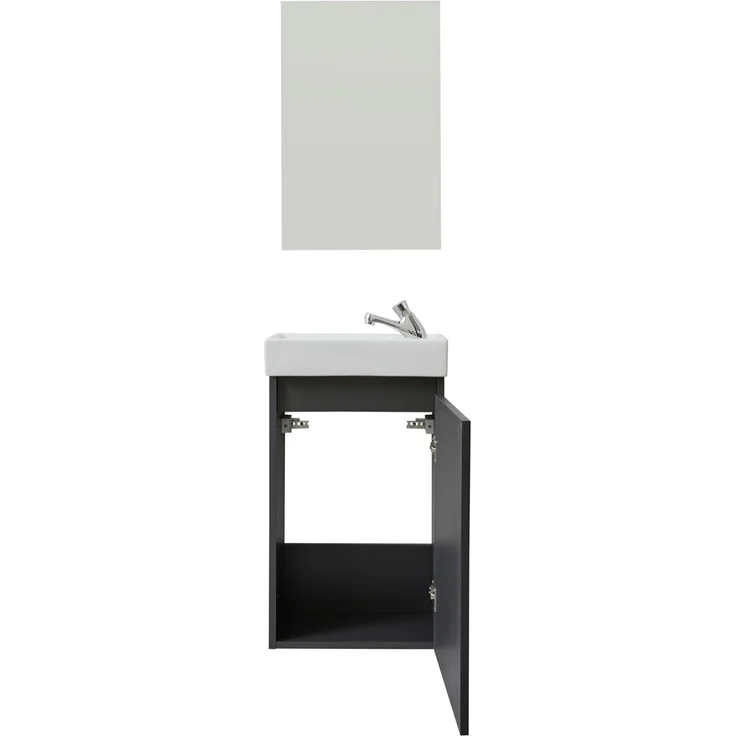 Badmöbel Set 3-teilig Champ grau 40 cm – Bild 3