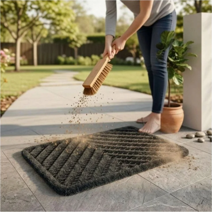 Waidmeister Fußmatte Fußmatte Kokos Außen 40x60 cm – Wetterfeste Schmutzfangmatte – Bild 3