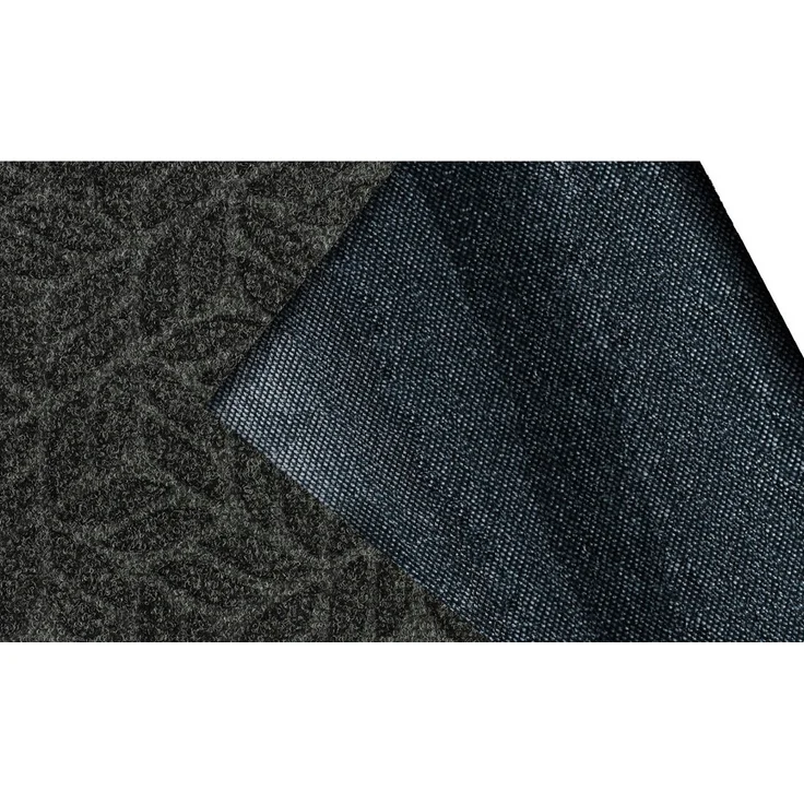wash+dry by Kleen-Tex Teppich DUNE Leaves Dark Grey, rechteckig, Höhe: 8 mm – Bild 3