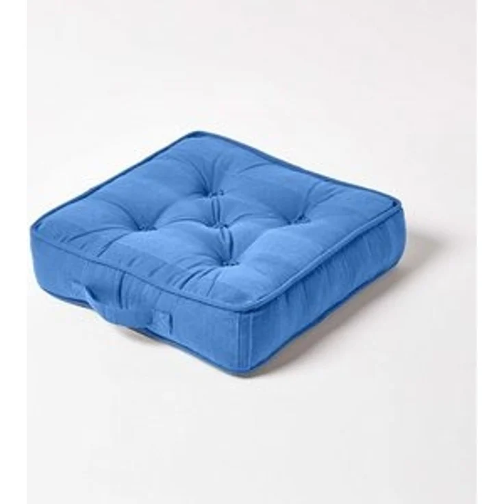 Homescapes Bodenkissen Sitzkissen Stuhlkissen Rajput blau – Bild 6