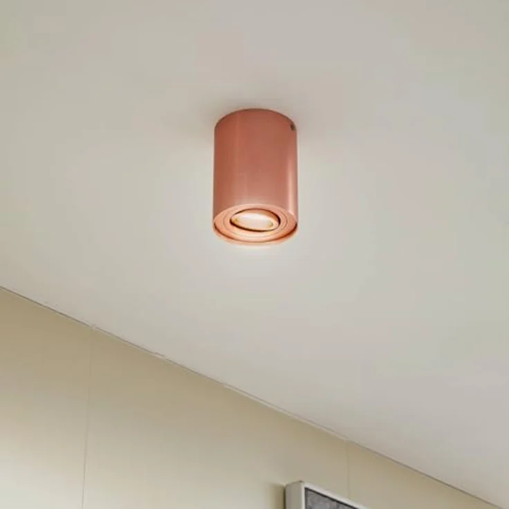Arcchio Jolina, Wohnzimmerleuchte in Kupfer, 1-flammig, GU10, modern aus Aluminium – Bild 3