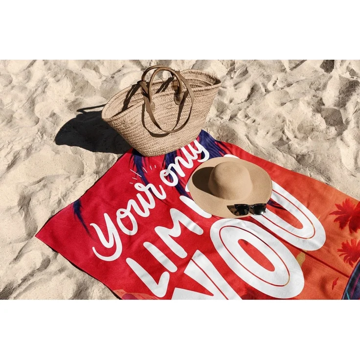 Mijolnir 'Your Limit 70' Strandtuch, Mehrfarbig, 70 x 130 cm – Bild 4
