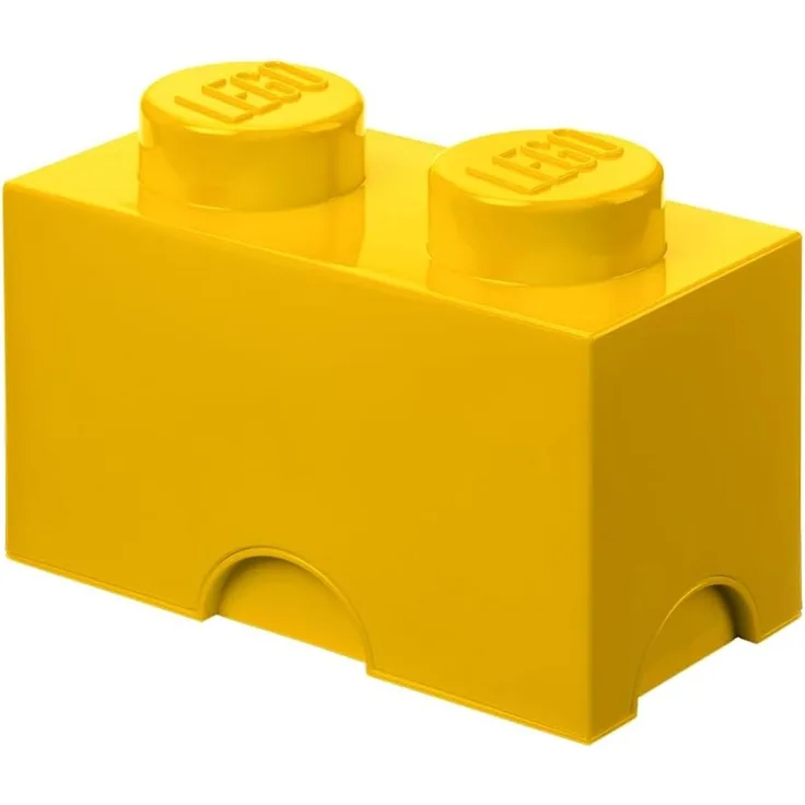 LEGO 'Storage Brick 2' Aufbewahrungsbox gelb