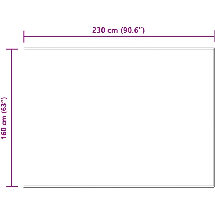 vidaXL Teppich aus Kunstschaffell TAFALLA Creme 160 x 230 cm Polyester 42021506 – Bild 10
