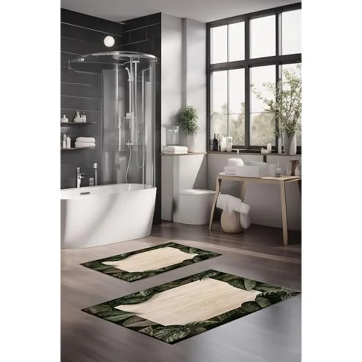 Mijolnir 'CT-5339' Badematten-Set (2-teilig), Mehrfarbig