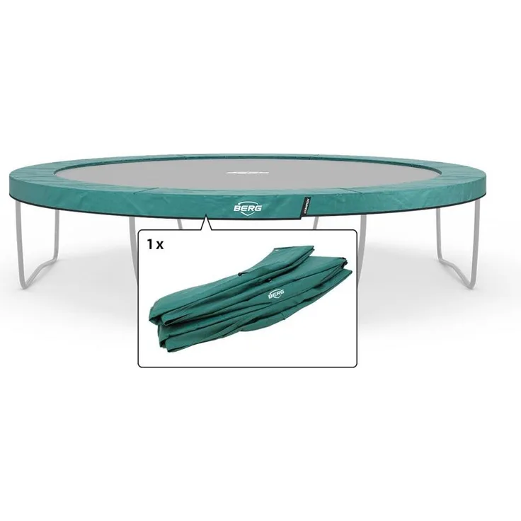 BERG Ersatzteil Schutzrand 430 cm rund grün - Champion Regular Federabdeckung für Trampolin