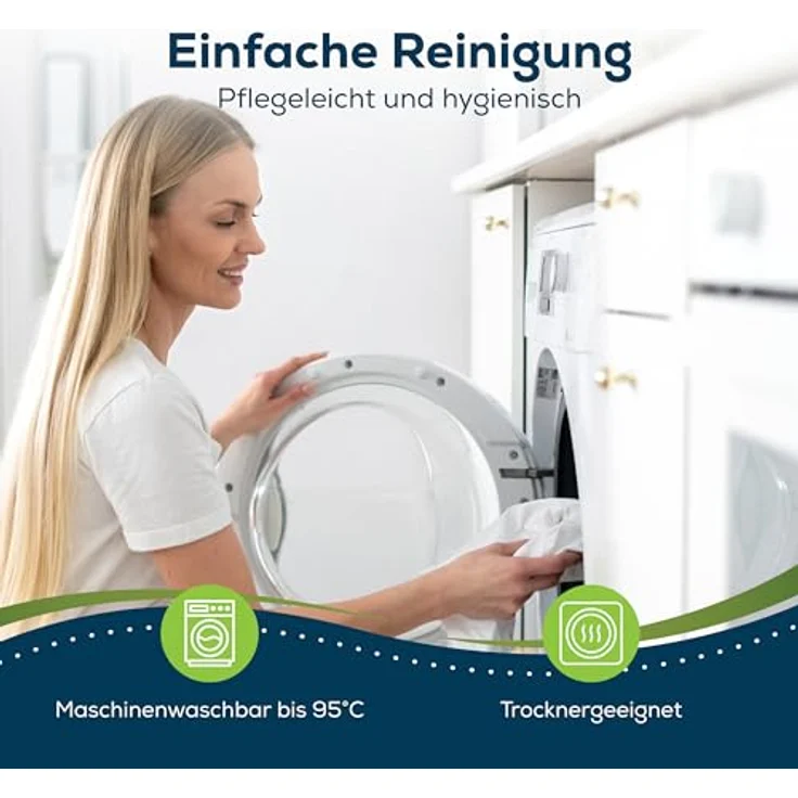Sensalou Matratzenschoner, farbige Wasserschutzauflage mit Inkontinenzschutz, wasserdicht und atmungsaktiv – Bild 6