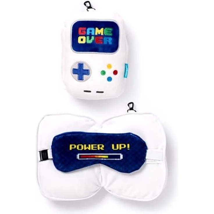 Puckator Nackenrollen Game Over Konsole Reisekissen & Augenmaske – Bild 1