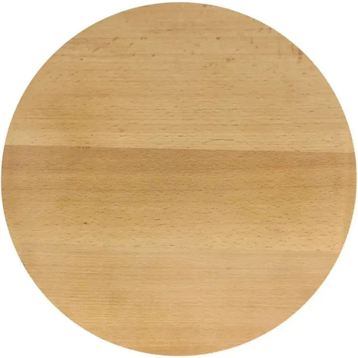Ø25cm Servierplatte aus natürlichem Holz mit 3 geteilten Fächern, Servierteller von Vorspeisen, Käse und Snacks, Holzplatte Cheeseboard für Fleisch und Käse, Käseplatte, Cheese Board – Bild 5