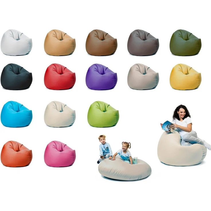sunnypillow Sitzsack mit Styropor Füllung Outdoor & Indoor für Kinder und Erwachsene – Bild 5