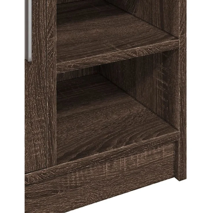 vidaXL Waschbeckenschrank Braun Eichen-Optik 63x29x55 cm Holzwerkstoff 848135 – Bild 7