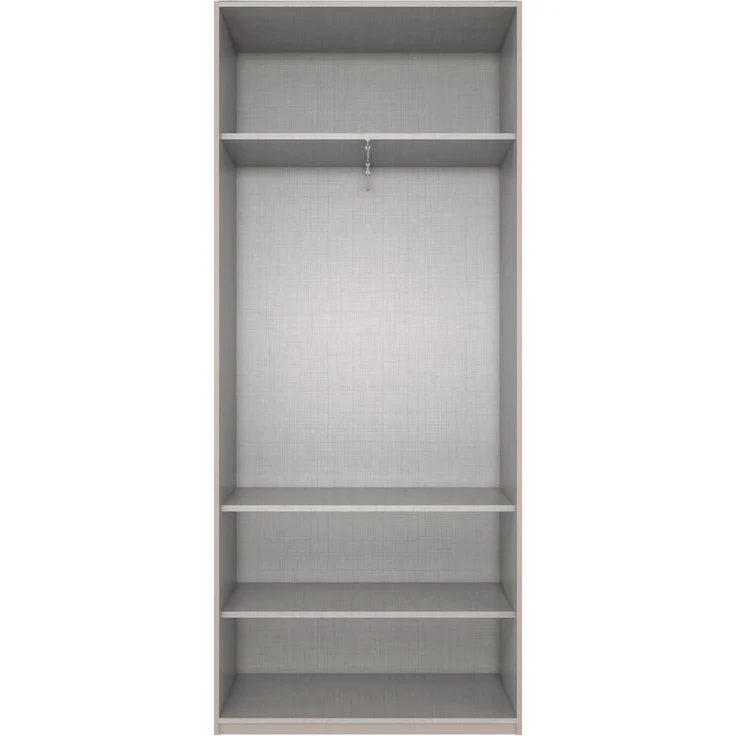 Wimex Kleiderschrank Mugano,in 5 Breiten,2 Höhen,2 Tiefen, viele Farben, Made in Germany (in Basic oder Premium Ausstattung) mit langen Griffen aus Metall, mit oder ohne Spiegel – Bild 2