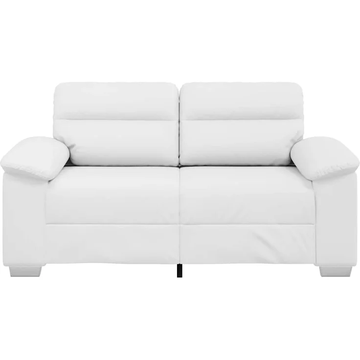 vidaXL 2-Sitzer-Sofa Weiß 160x81x84 cm Kunstleder 4105338 – Bild 3