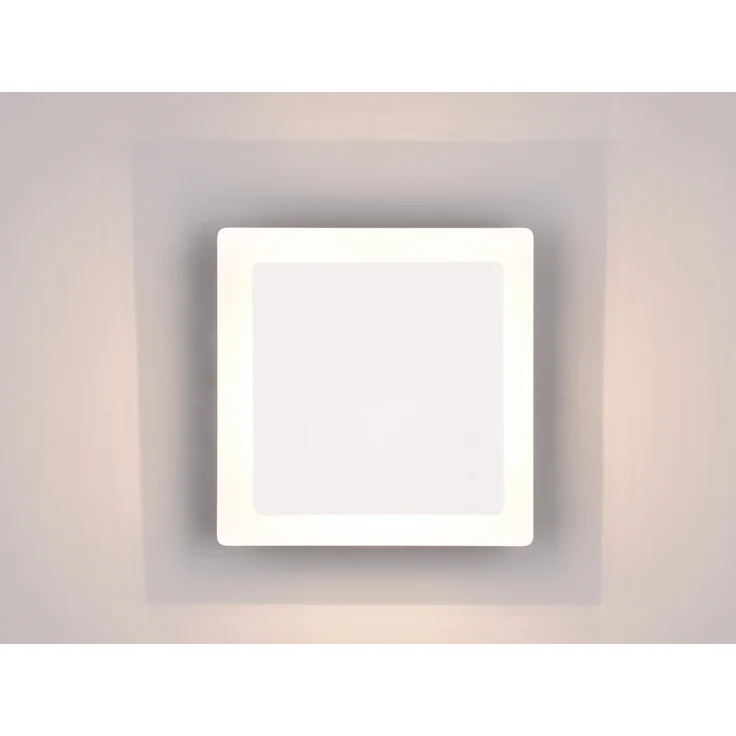 Trio Leuchten LED Wandleuchte Mio 6W warmweiß weiß matt Metall – Bild 8