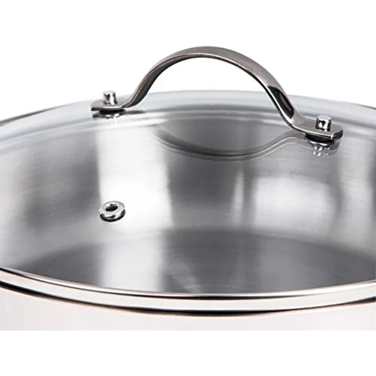 Karcher Topf-Set Jovita, Edelstahl (10-tlg), inkl. 4 Glasdeckel, integrierte Literskala, Induktion – Bild 7