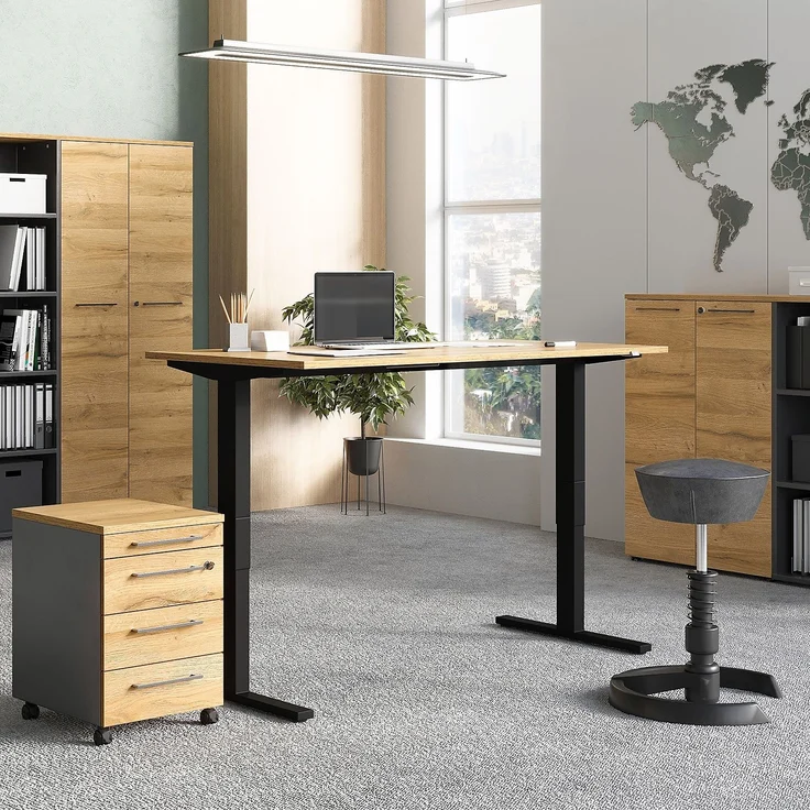 GERMANIA Bürokombination AGENDA BHT 212x120x80 cm bunt Komplett-Büro Büro – Bild 2