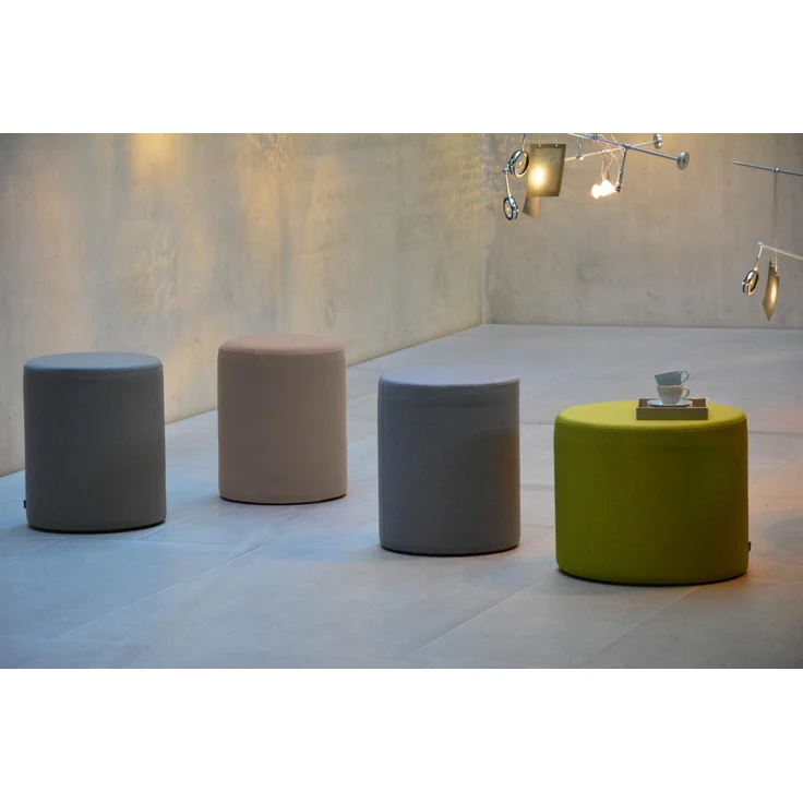 Pouf Rondo, Grün, 50 x 50 x 42 cm – Bild 3