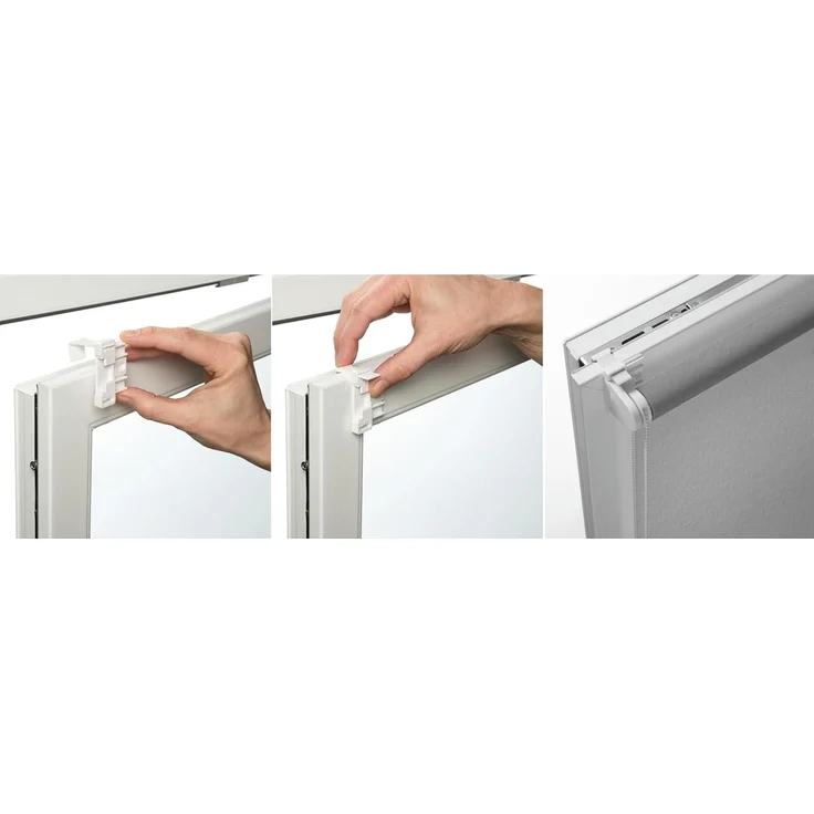 Gardinia Easyfix Rollo Uni, Hellgrau, 150x120 cm – Bild 7