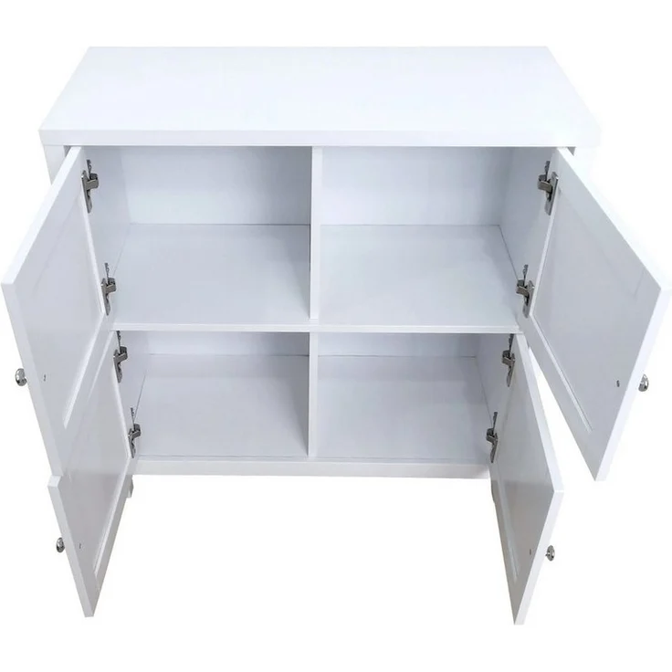HTI-Living Kommode Kommode Hayet Weiß (Stück, 1 St, 1 Kommode), Sideboard 4 Fächer – Bild 2