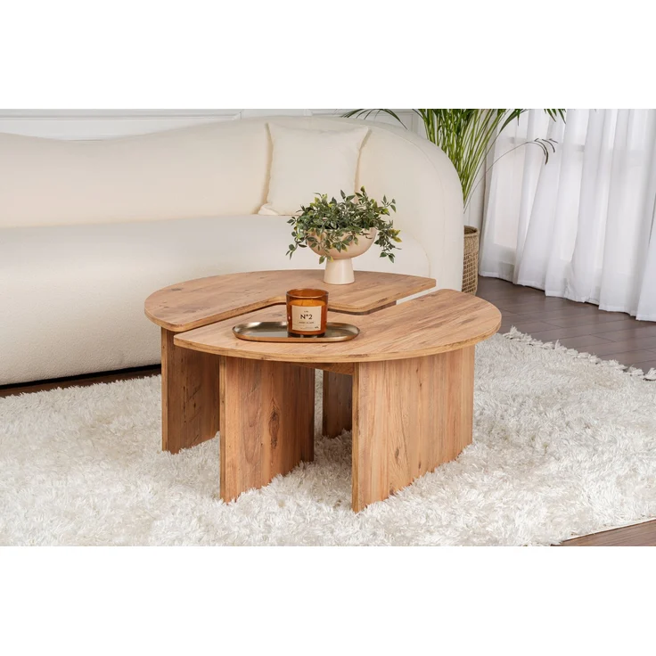 Skye Decor Couchtisch 100% MELAMINE COATED PARTICLE BOARD, 90 cm x 41 cm x 18 mm 241NRD14 – Bild 1