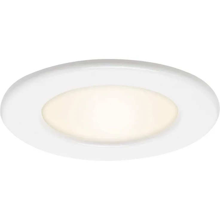 Briloner 3er Set LED Einbauleuchte Thin weiß Ø 11,5 cm warmweiß