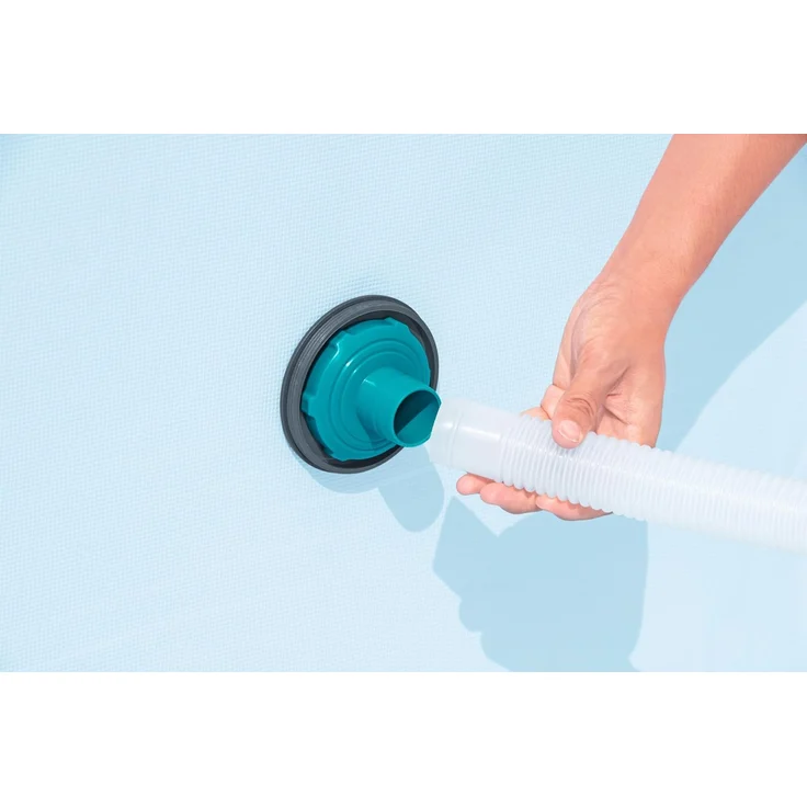 Bestway Poolpflege-Set | Einhängeskimmer für Filteranlagen ab 2.006 l/h & Dosierschwimmer Ø 16,5 cm | zur Oberflächenreinigung & Chemikaliendosierung | ideal für den Pool geeignet – Bild 8
