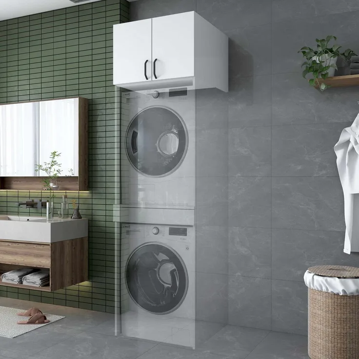 Skye Decor 'KD115' Badezimmerschrank, Weiß, 66,6 x 45 x 65 cm
