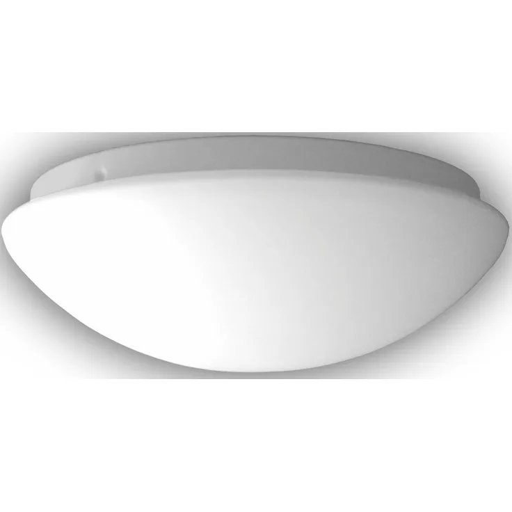 Klassische Deckenschale mit Glas Lampenschirm Opalglas, Ø 30cm