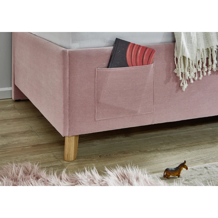 Polsterliege >Cool< Liegefläche 90x200cm, Scala Rose, Stellmaß: 100x90x210cm (BxHxT) – Bild 3