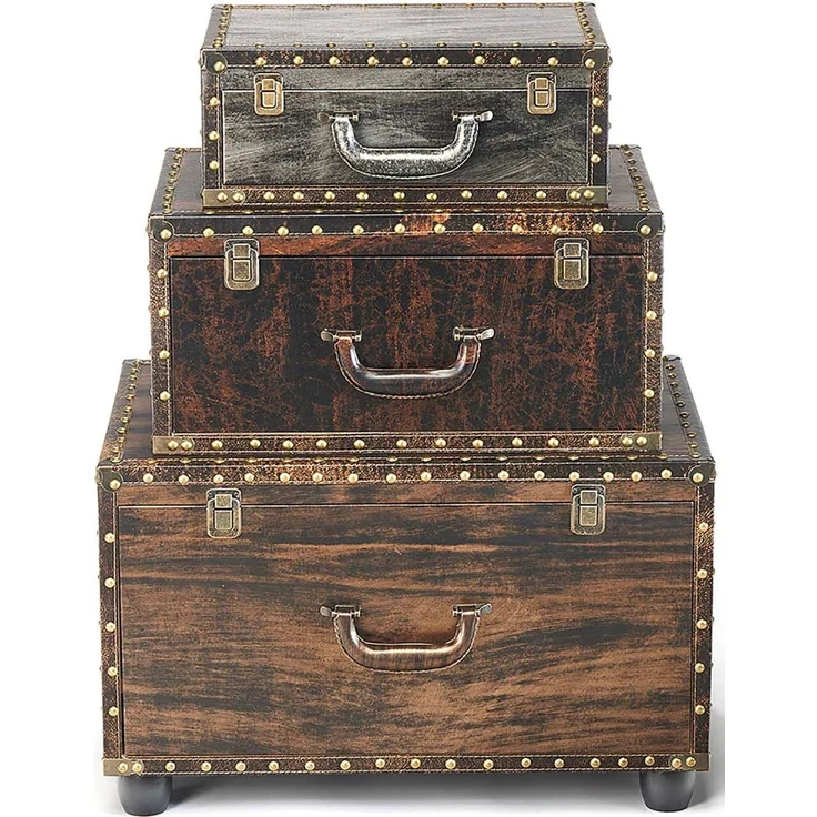 Kobolo Regal Kommode Kofferkommode VACAY aus MDF und PU – Bild 3