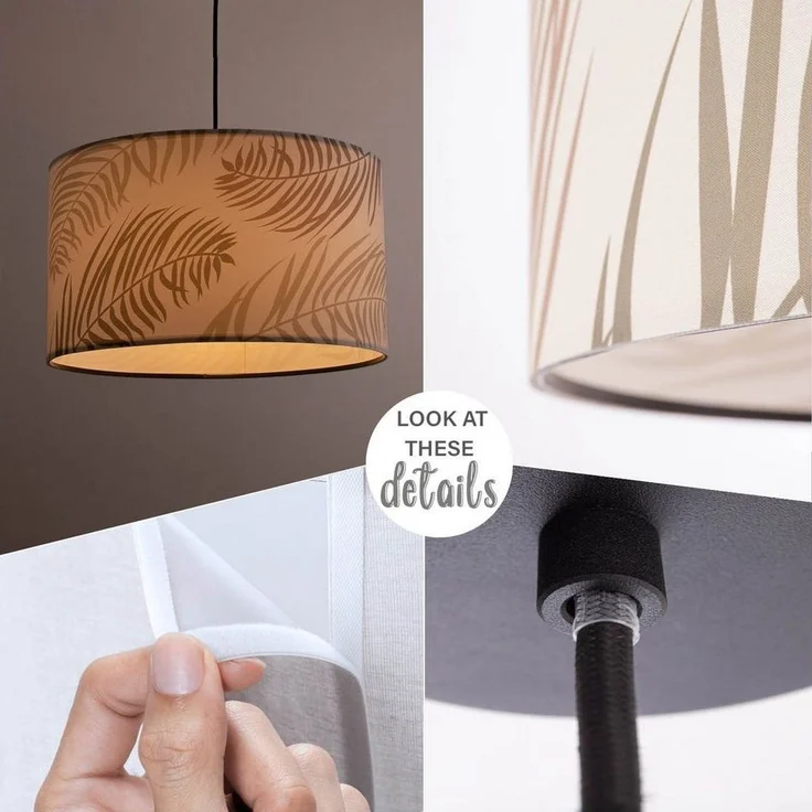 Paco Home Pendelleuchte Kuba 123, ohne Leuchtmittel, Hängelampe Esstisch Wohnzimmer Modern Lampe Kinderzimmer Jungle – Bild 2