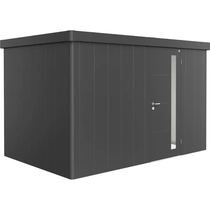 Biohort Gerätehaus Neo, 2D: 348 x 236 x 222 (b x t x h) cm, dunkelgrau-metallic