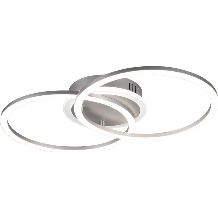 LED Deckenleuchte, Ringe, Switch-Dimmer, B 50 cm
